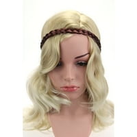 Juhai modna ženska hemijska vlakna elastična perika za glavu Wig Trake za glavu