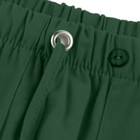 Muški joga hlače Pamučne posteljine ravne hlače za muškarce duge opuštene fit muške golf hlače pune