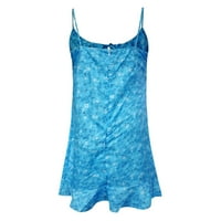 Haljine za žene Ženska Off-the-ramena Polka Dot mini haljina kratka seksi mini chemise blue xl