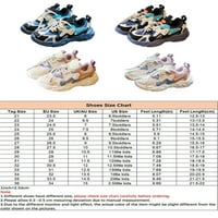 Oucaili Kids tenisice Sport modne tenisice platforme trčanje cipela lagana boja blok atletske cipele
