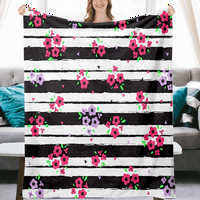 Šareno cvijeće Striped Better s jastukom Kauč na kauč na razvlačenje u dnevnom boravku Ugodno i meko