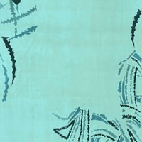 Ahgly Company u zatvorenom pravokutniku Čvrsto svijetlo plava modernih prostirki, 4 '6'