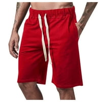 Guvpev Muški atletski elastični kratke hlače za teretanu Casual Pajama Pocket Jogger Workout kratke