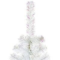 Suzicca umjetno božićno drvce sa iridescentnim savjetima bijelo 47.2 PVC