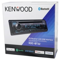 Kenwood CD prijemnik W Bluetooth IPHONE Android za 2002- Mitsubishi Lancer