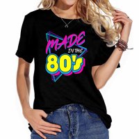 Napravljeno u 80-ima 1980-ih Retro devetnaest osamdesetih vintage muzičke majice