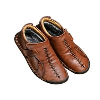 Gomelly Muške gležnjeve čizme stanovi za čizme Poslovne casual cipele ručno šivanje natovarivača hodajući