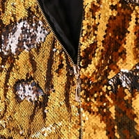 Sequin bomber jakna za žene sa patentnim zatvaračem Sparkly Glitter Cardip Cardigan casual party odjeća