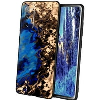 Zlatna noćna futrola za Samsung Galaxy S Fe za žene Muškarci Pokloni, Mekani silikonski stil Poklopni