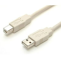 PUTECHOM.COM FT Beige A do B USB 2. Kabl - m - 15ft Tip A do B USB kabl - 15ft A do B USB 2. Kabel