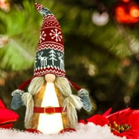 Haykey Božićne ukrase Santa svjetlucave ukrase za kratka za kratke lutke za rođendan za kućne božićne