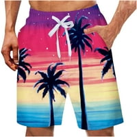 Booker Muške hlače na plaži Ljeto Plus veličine Hlače Pocket CrckString Labavi povremeni sportski sportski