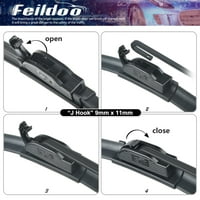 Feildoo 22 & 22 Fit za oštrice vetrobranskog stakla Chrysler Premium windshield