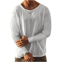 Muške košulje s dugim rukavima muškarci Ležerne prilike, pulover dugih rukava pulover dugih rukava na