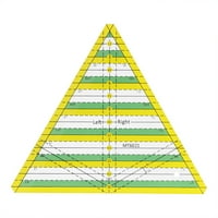 Akrilni trokut Ruler 3-boja Transparentna firma Jednostavna jednaka mjernim alatima Praktično DIY prekrivajući