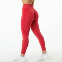 Ženske joge hlače Besprekorna komprimiranja visokog struka elastična brzo suho opušteno fit activewewwer
