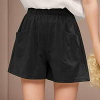 Neugodne ženske kratke hlače Ženske casual labave kratke hlače s više džepa ravne šorc
