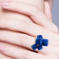 Prsten za žene Modni kristalni trg cirkonski čarobni cirkonijski otvor Podesivi ženski prsten