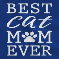 TStars ženske majice mačke mačke slatke mačka najbolja mačka mama ikad ljubimce ljubimce za životinje