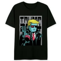 Trump Muškarci T-majice casual kratkih rukava crne majice