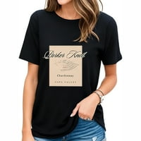 Parker Knoll Vineyard Ženske djevojke Roditeljska hvataljka Grafička majica za žene za žene, udoban ljetni kratki rukav