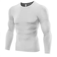 Keimprove muške košulje za suhe fit s dugim rukavima, majica aktivnog sportskog sloja, atletska vježba