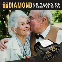 60. godišnjica pokrivača poklona za 60. dijamantsku godišnjicu vjenčanja šezdeset godina bračnih poklona