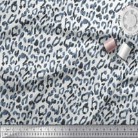 Soimoi pamučna voile tkanina Leopard Životinjska koža Ispis tkanina sa dvorištem široko